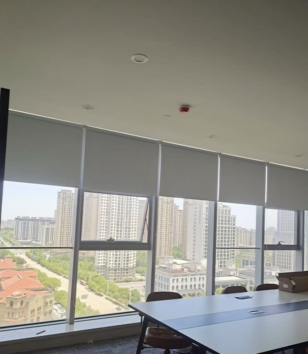 Motorized Roller Shades - Manhattan Condo